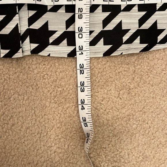 NEW ala Bala Houndstooth Pleated Shacket – Statement Button-Down Blazer (XL) - Picture 9 of 17